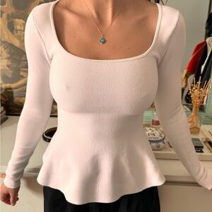 Elegant White Women's Top